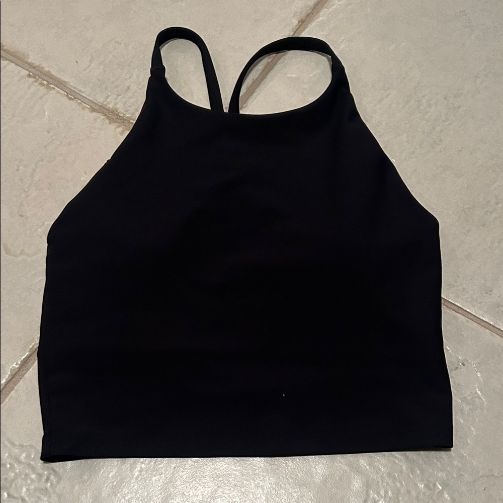 Old Navy Active Black Racerback Sports Bra Top Size Small